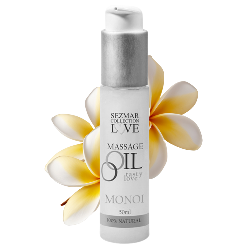 Huile de massage 100% naturelle monoï 50ml Huile de massage 100% naturelle monoï 50ml