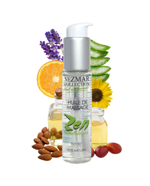 Huile de massage professionnelle ZEN 100% naturelle 50 ml 