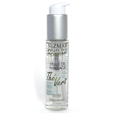 Huile de massage professionnelle Thé Vert 100% naturelle 50 ml 