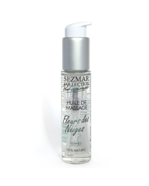 Huile de massage professionnelle Fleurs des Neiges 100% naturelle 50 ml 