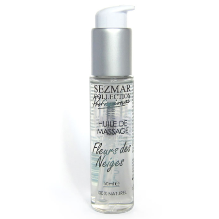 Huile de massage professionnelle Fleurs des Neiges 100% naturelle 50 ml 