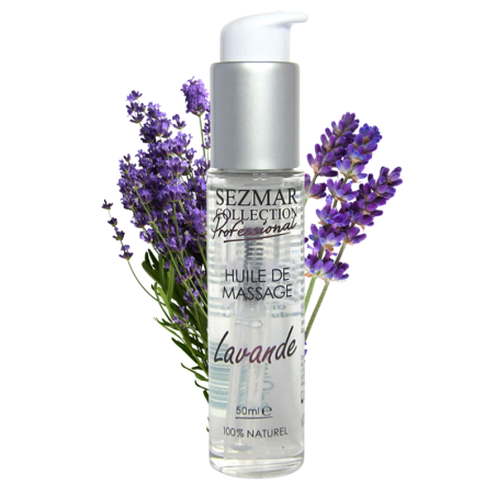 Huile de massage professionnelle Lavande 100% naturelle 50 ml 