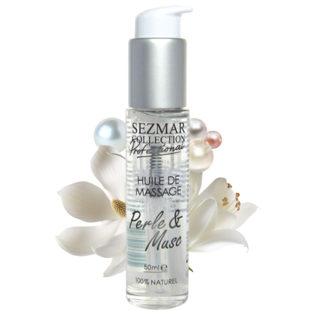 Huile de massage professionnelle Perle  Musc 100% naturelle 50 ml 