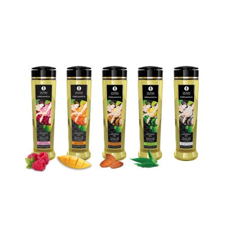 Huile de massage organique - Emotion de framboise - 240 ml