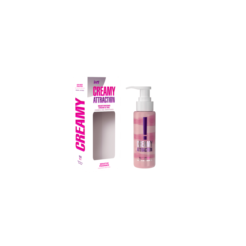 Creamy attraction Seduction - Crème et gel de massage embrassable parfum aphrodisiaque Creamy attraction Seduction - Crème et gel de massage embrassable parfum aphrodisiaque