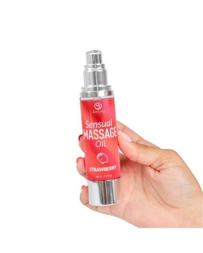 Huile de massage fraise 50 ml
