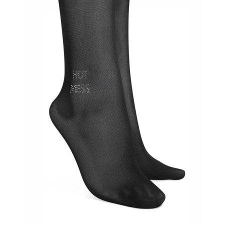 Norless MESS Collants ouverts noir