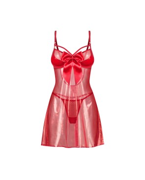 Gifty red Babydoll et string