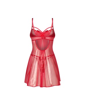 Gifty red Babydoll et string