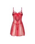 Gifty red Babydoll et string