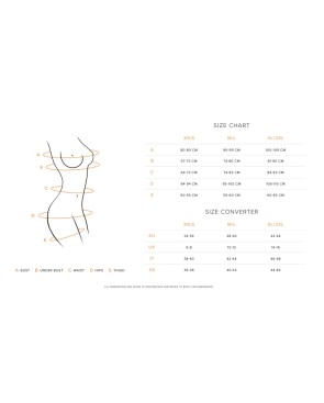 Blomentis babydoll et String - Noire