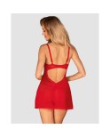 Chilisa babydoll et string - Rouge Chilisa babydoll et string - Rouge