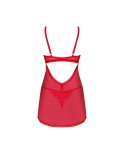 Chilisa babydoll et string - Rouge Chilisa babydoll et string - Rouge