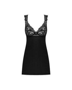 Donna Dream babydoll et String - Noire