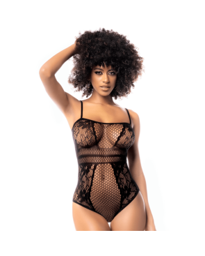 Body résille noire 