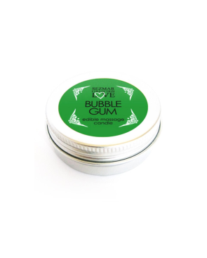 Mini Bougie de massage Bubble Gum 30ml 100% naturelle