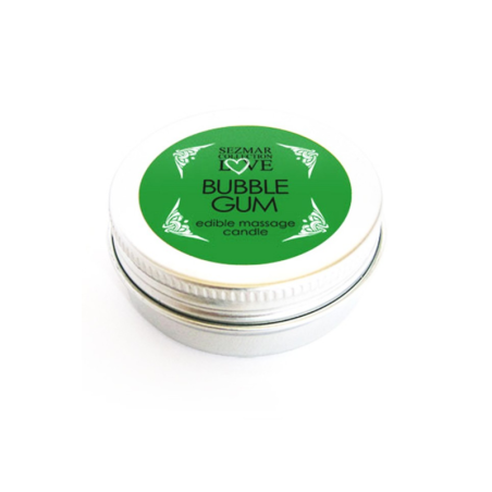 Mini Bougie de massage Bubble Gum 30ml 100% naturelle