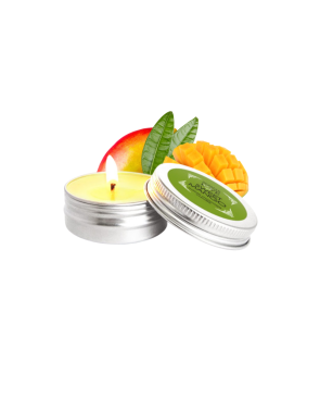 Mini Bougie de massage Mangue 30ml 100% naturelle