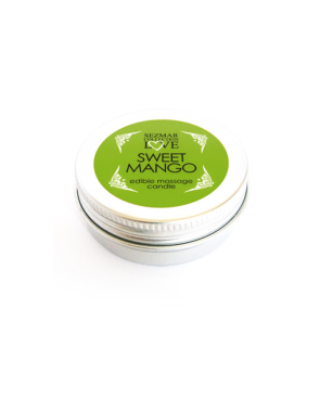 Mini Bougie de massage Mangue 30ml 100% naturelle