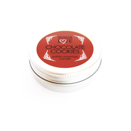 Mini Bougie de massage Chocolat Cookie 30ml 100% naturelle