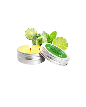 Mini Bougie de massage mojito 30ml 100% naturelle