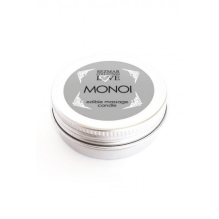 Mini Bougie de massage Monoï 30ml 100% naturelle
