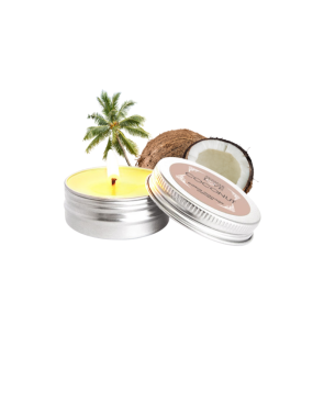 Mini Bougie de massage Noix de coco 30ml 100% naturelle