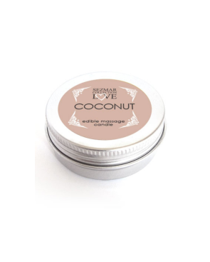 Mini Bougie de massage Noix de coco 30ml 100% naturelle