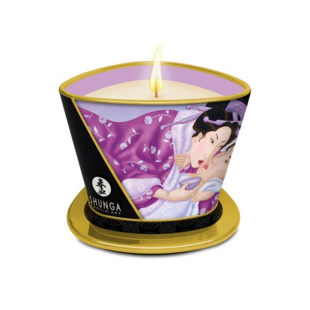 Bougie de massage lueur et caresses - Lavande
