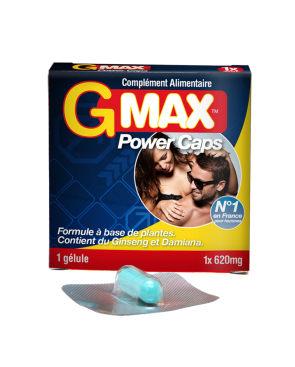 Gmax Power Caps Homme - 1 gélule