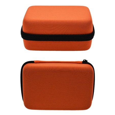 Boite de rangement coquée couleur orange