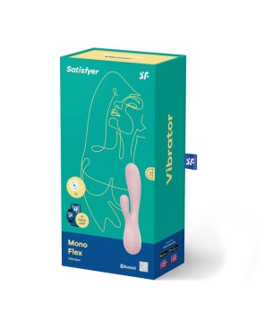 Vibromasseur connecté Satisfyer Mono Flex - Rose