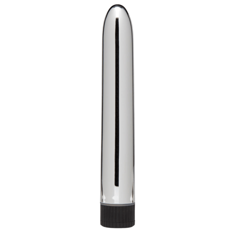 Vibromasseur Classique Argenté 1 dosette de lubrifiant — Pocket Pleasure Vibromasseur Classique Argenté 1 dosette de lubrifiant — Pocket Pleasure