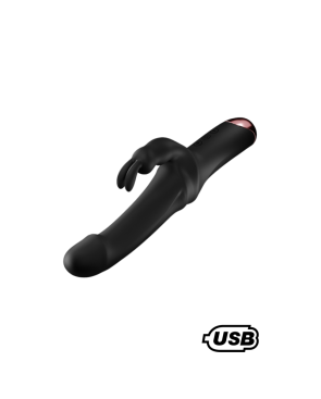PLAYER, Vibromasseur Rabbit USB, silicone médical doux et lisse, doté de 10 modes de vibration