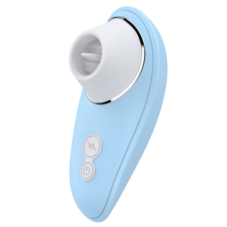 Stimulateur Clitoridien à Langue Bleu  1 dosette de lubrifiant — Pocket Pleasure