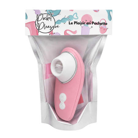 Stimulateur Clitoridien à Langue Rose  1 dosette de lubrifiant — Pocket Pleasure