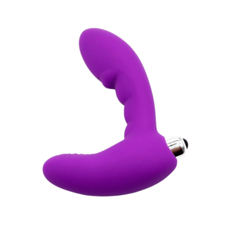 Vibromasseur anal violet stimulateur de prostate Pocket Pleasure  1 dosette lubrifiant