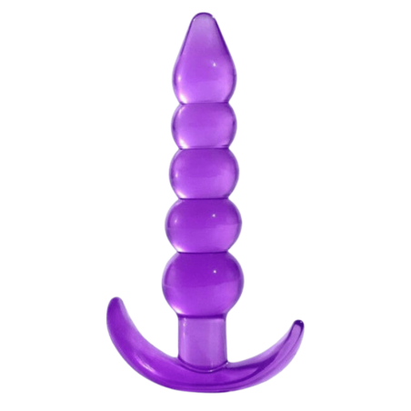 Plug Anal Jelly 5 Boules Pocket Pleasure  1 dosette lubrifiant