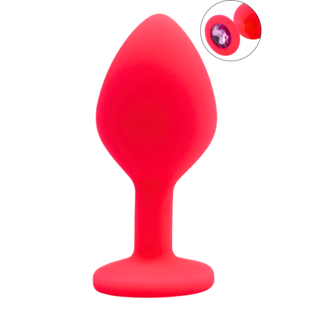 Plug bijou rose Medium PINKY
