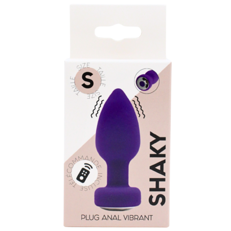 Plug Anal Vibrant Télécommandé SHAKY Violet