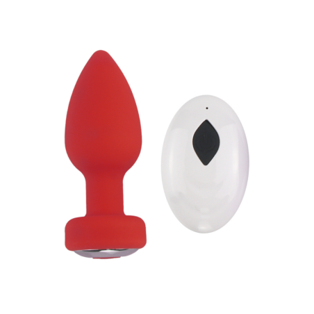 Plug Anal Vibrant Télécommandé SHAKY Rouge