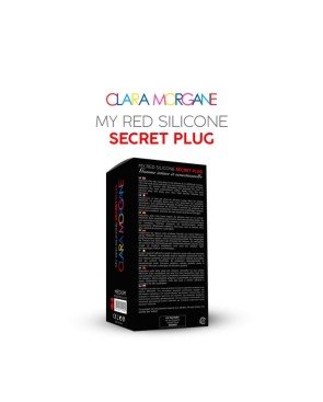 My red silicone secret plug medium