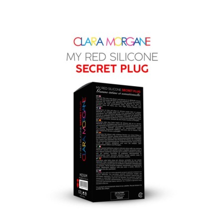 My red silicone secret plug medium
