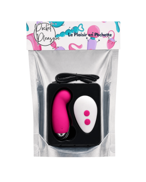 Œuf Vibrant Télécommandé 10 Modes Rose 1 dosette de lubrifiant — Pocket Pleasure