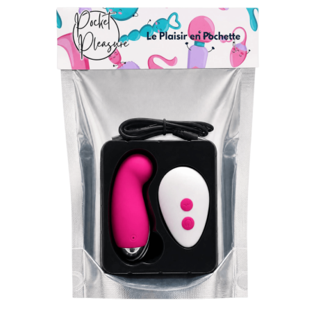 Œuf Vibrant Télécommandé 10 Modes Rose 1 dosette de lubrifiant — Pocket Pleasure