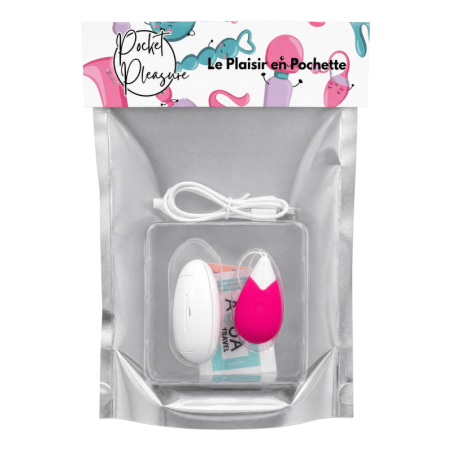 Œuf Vibrant Télécommandé 10 Modes Fuchsia 1 dosette de lubrifiant — Pocket Pleasure