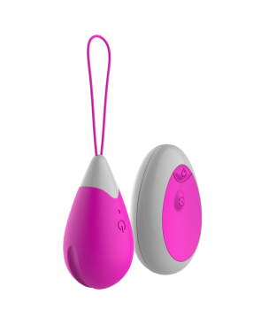 Œuf Vibrant Télécommandé 10 Modes Fuchsia  1 dosette de lubrifiant — Pocket Pleasure