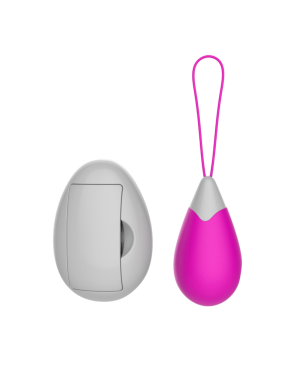 Œuf Vibrant Télécommandé 10 Modes Fuchsia  1 dosette de lubrifiant — Pocket Pleasure