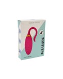 PLEASURE, Un Œuf vibrant USB avec télécommande, dans un silicone médical doux et rainuré PLEASURE, Un Œuf vibrant USB avec télécommande, dans un silicone médical doux et rainuré
