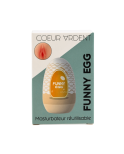 Gaine Masturbatrice Réutilisable FUNNY EGG – Design Réaliste Vagin lèvres moyennes
